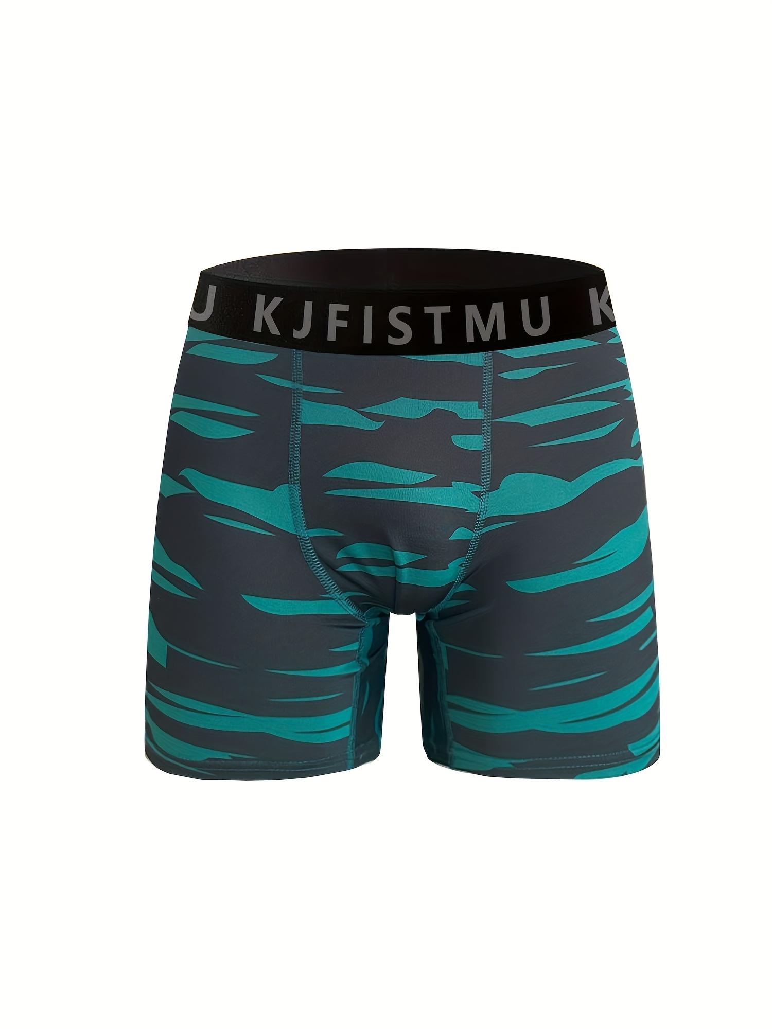 KJFISTMU12 Men's Boxer Briefs - Stretch Polyester Fabric, Random Color, Spring Summer Sports, Easy Wear, Stylish Trendy Design, Machine Washable, Gifts for Guys, Pack of 12