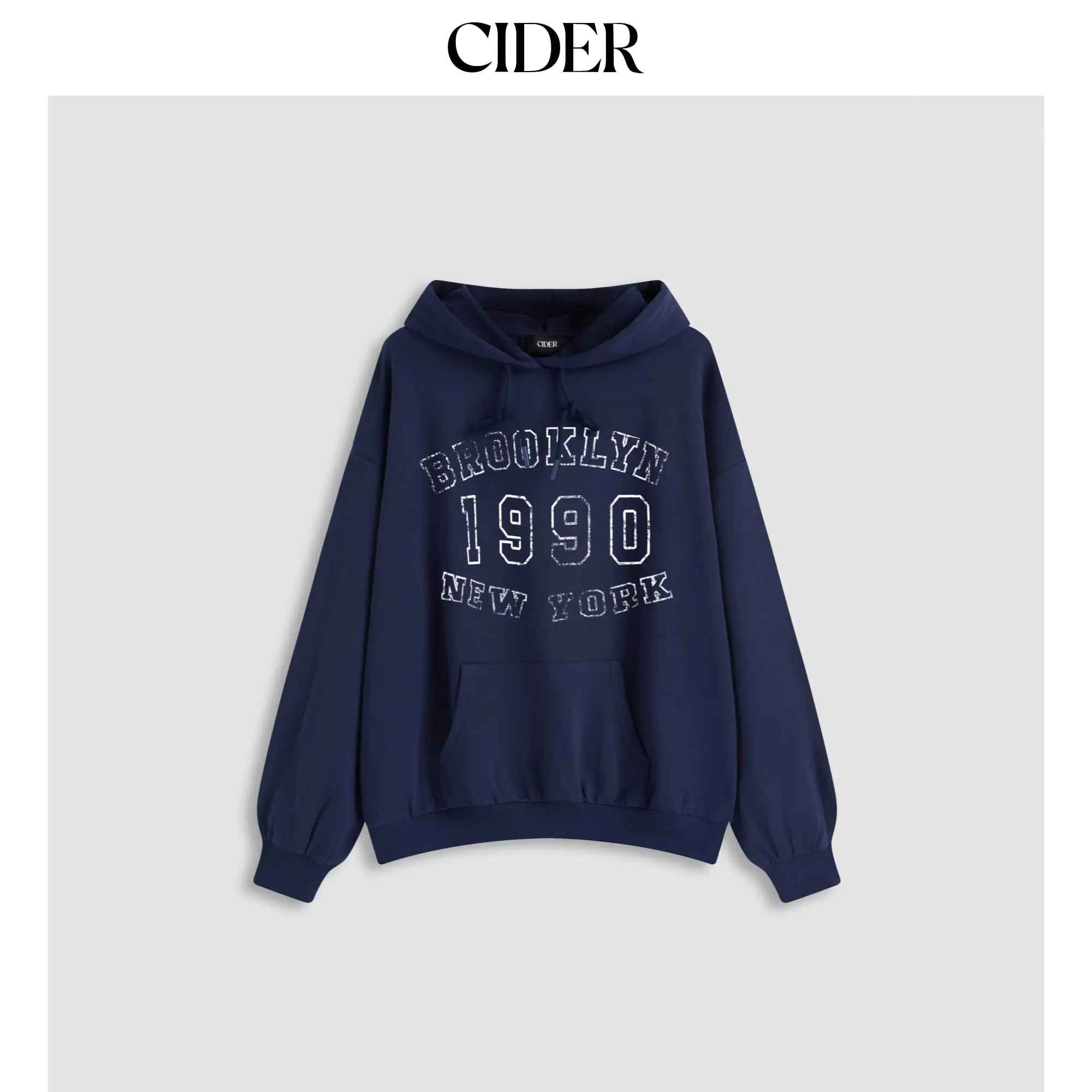 Women's 1990 Terry Graphic Oversized Hoodie, Cider, Size 2-10 SohoChic