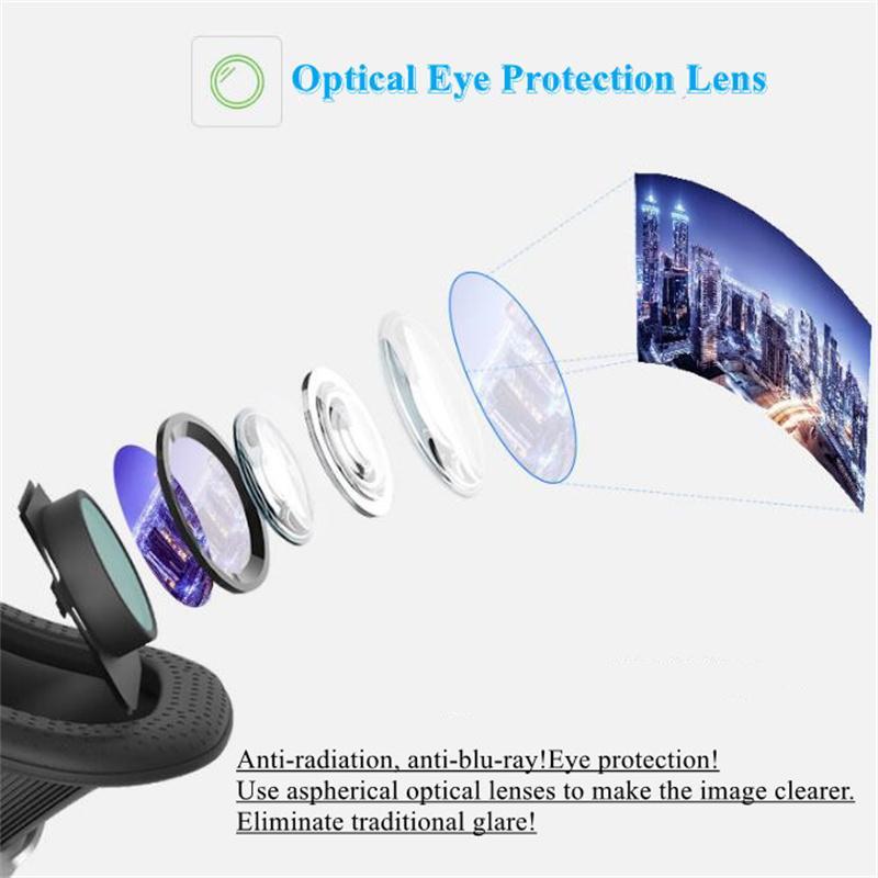 Shinecon Virtual Reality Viar 3D VR Glasses Device Helmet Lenses Headset Goggle Smart Wearable For Smartphone Cell Phone Mobile Realidade VR Goggles detail 7