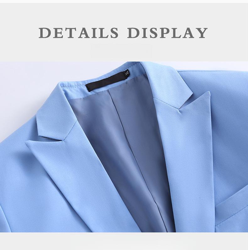 Cross-border New Three-piece Groom Suit Banquet Men's Suit Wedding Dress Amazon Foreign Trade Groomsmen Suit