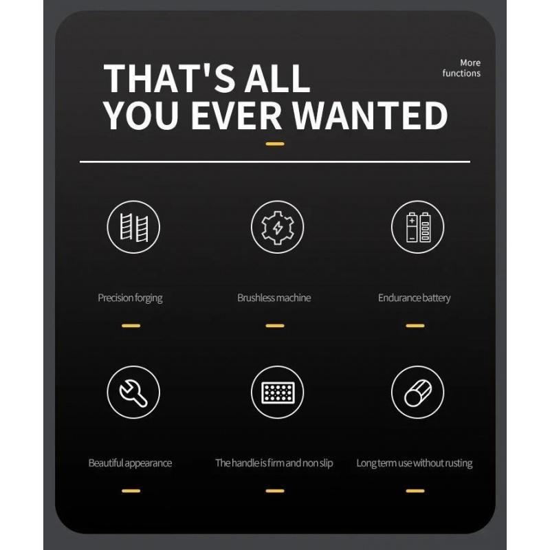 DEWALT DW880 Lithium Brushless Impact Wrench 20V Detachable Tire High Torque High Speed Powerful Disassembly Tool