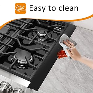 The Ultimate Kitchen Gap Solution 4-Pack Heat-Resistant Silicone Stove Guards | Non-Slip Counter Filler & Crumb Protector