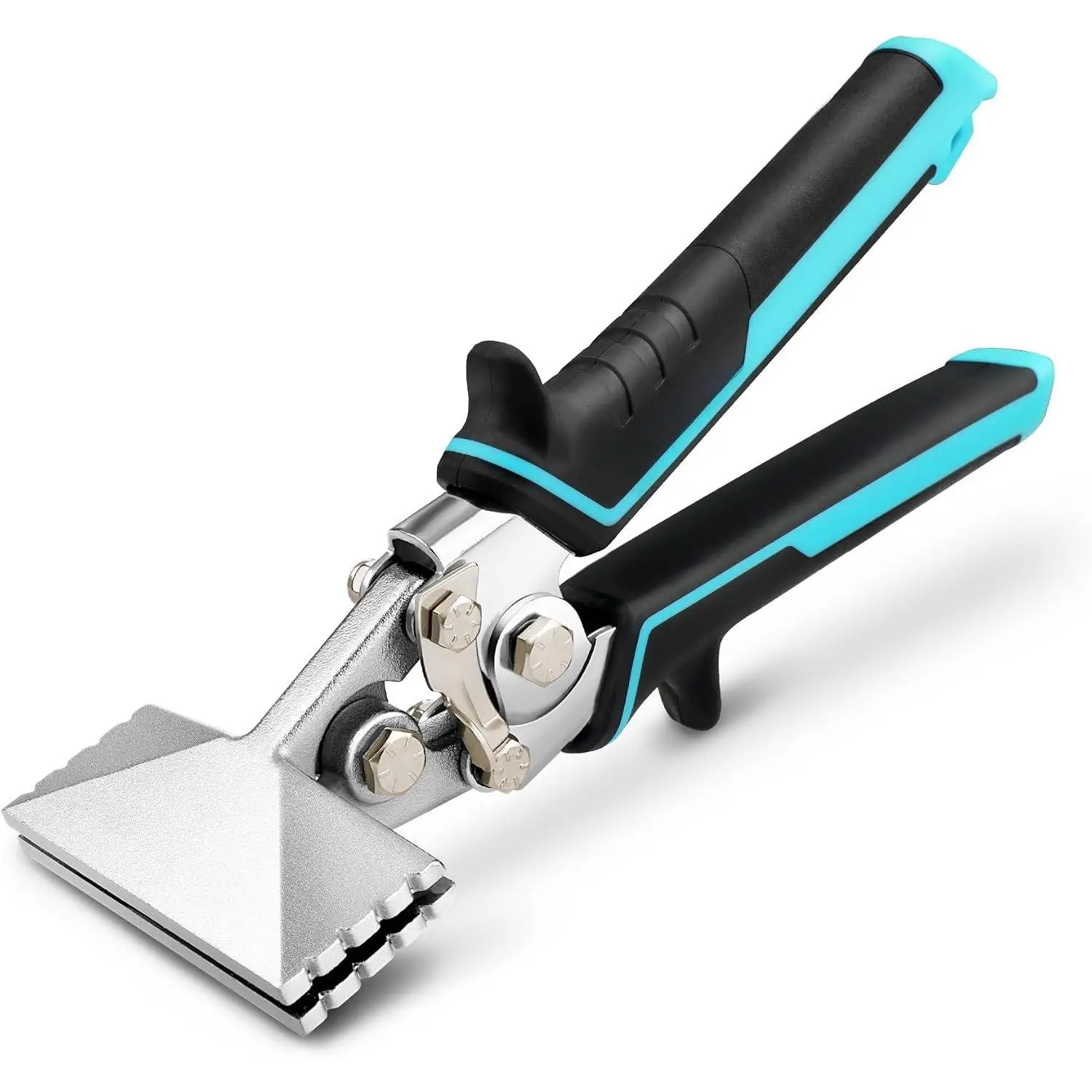 3 Inch Sheet Metal Bender, Hand Seamers Sheet Metal Tools with  TPR Handle, Straight Jaw Metal Bending Pliers for Bending, Seaming and Flattening Metal