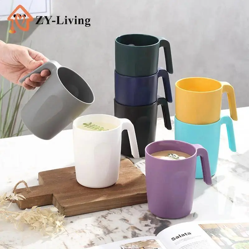 1Pcs Simple Household Thickened Mouthwash Cup, Tooth Cup and Plastic Brushing Cup