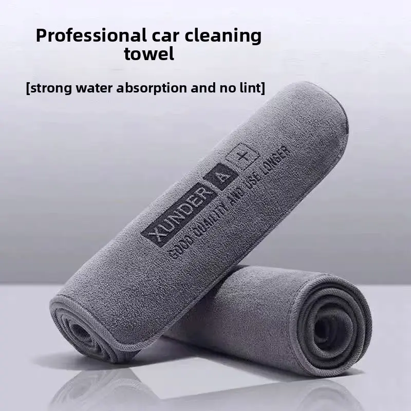Microfiber Car Cleaning Towels, Highly Absorbent Lint-Free Car Detailing Cloths for Car Interior, Exterior, Windows & Household Cleaning