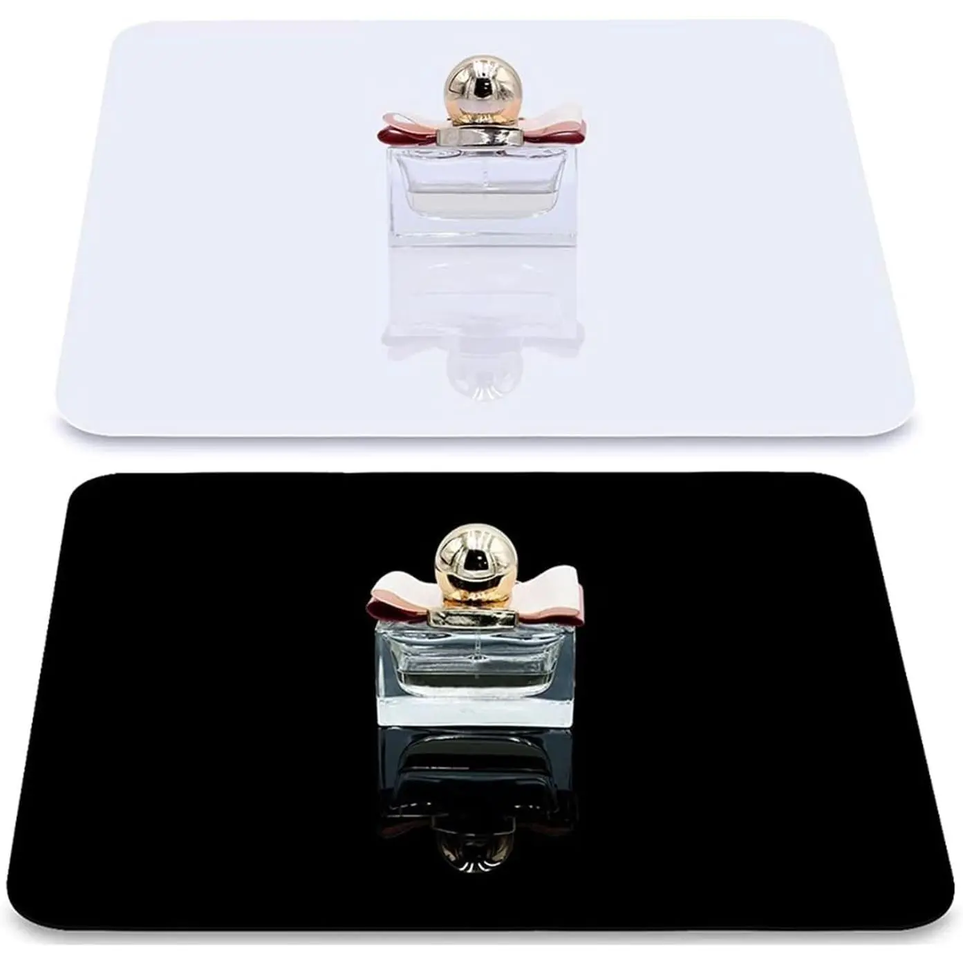 8"x8"/ 20x20cm  Reflective Display Background Board for Photography Backdrop Display Board for Small Product Table Top Photography