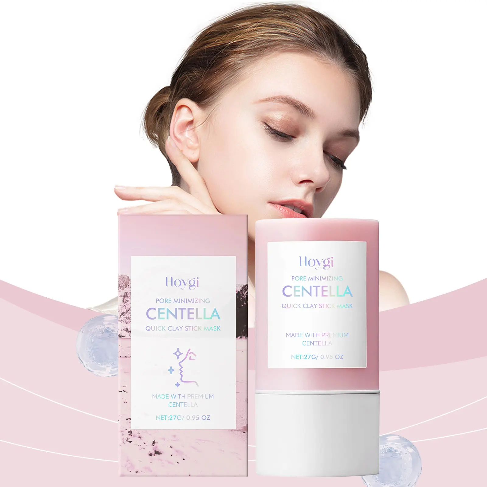 Centella Asiatica Clay Mask Stick, Hydrating & Moisturizing Facial Skincare Treatment