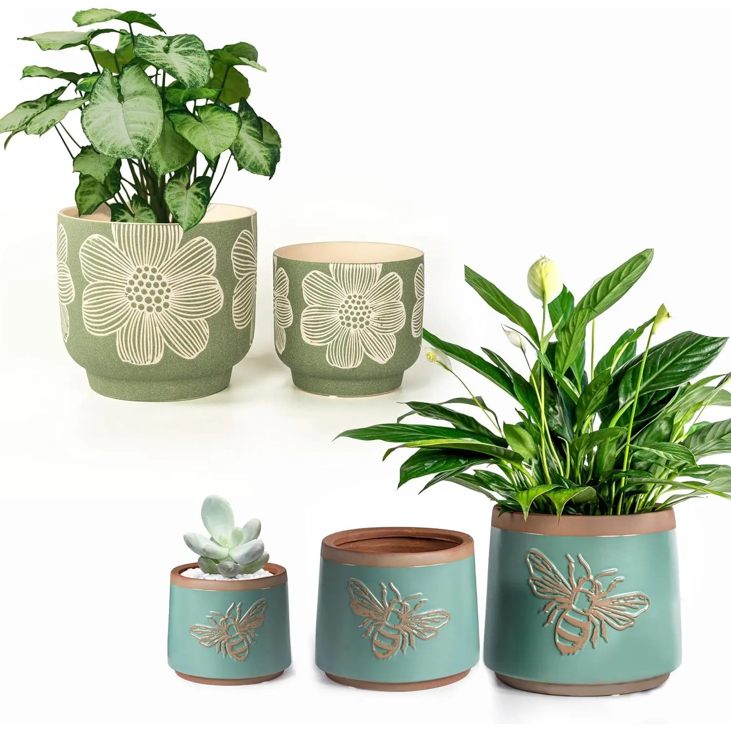 Glazed Terracotta Pots and Sand Glazed Ceramic Pots