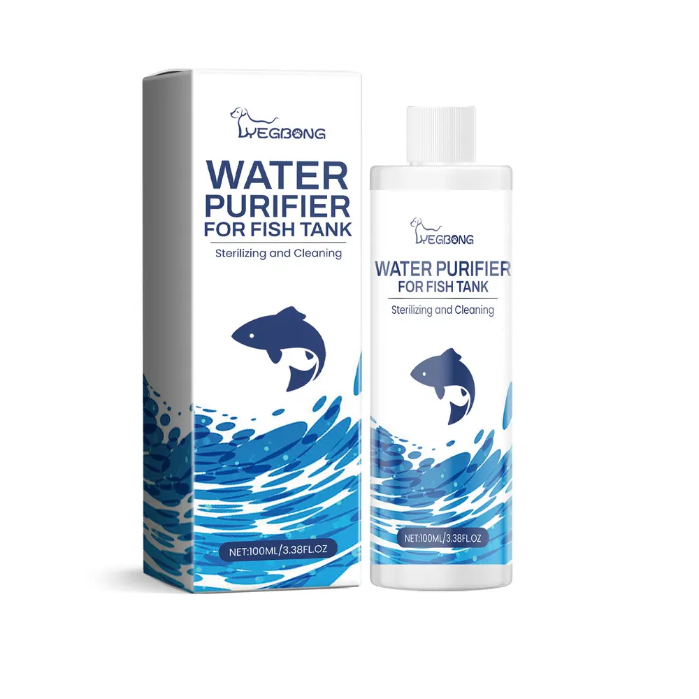 Yegbong Fish Tank Water Clarifier Aquarium Water Clarifier Household Fish Tank Decontamination Cleaner