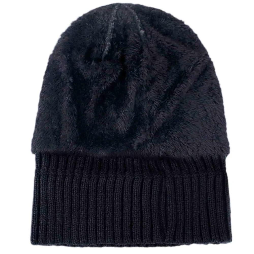 Hot Sale Premium Warm Winter Hat Stylish Plush Fur Lined Thick Cozy Beanie Hat Outdoor Casual Knitted Hats For Men & Women