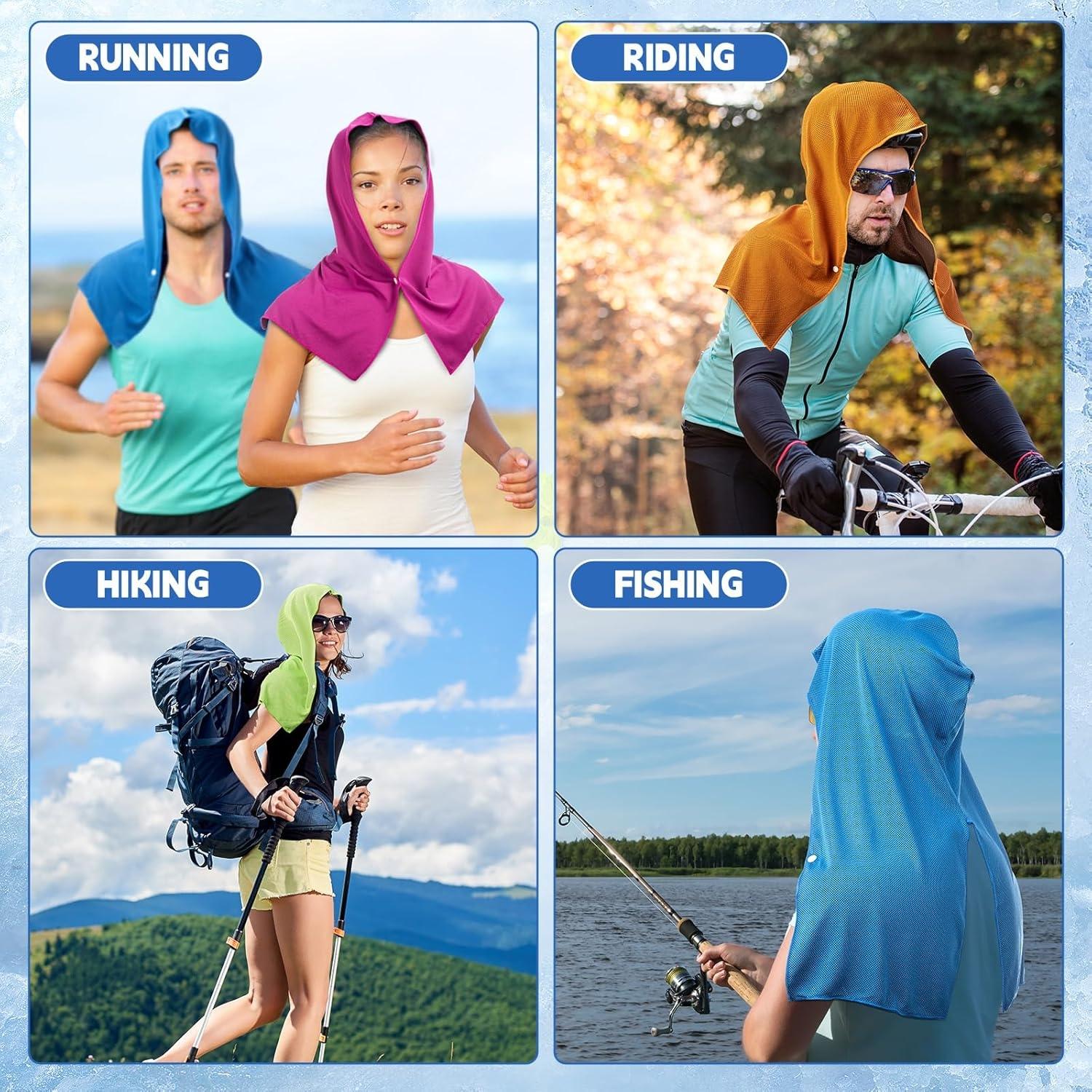 2pcs/10pcs Cooling Towel Set for Men & Women, Quick-Dry Sports Accessories for Camping, Gym, Hiking, Golf, Running, Cycling