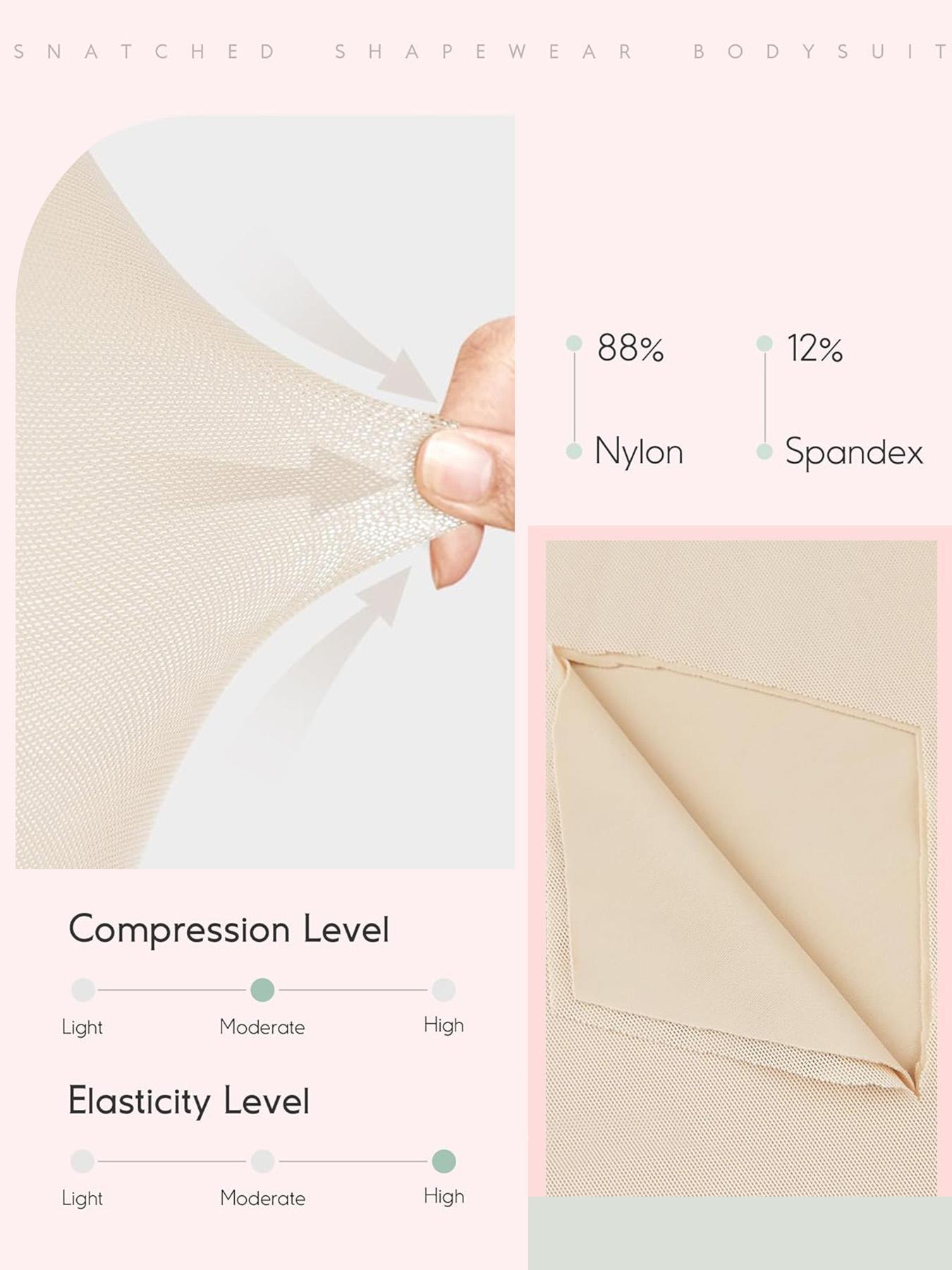 Women's Solid High Waist Contrast Lace Shapewear Bottom, Tummy Control Butt Lifting Shapewear Bottoms, High Stretch Shaper for Daily Wear, High Waist Shaperwear