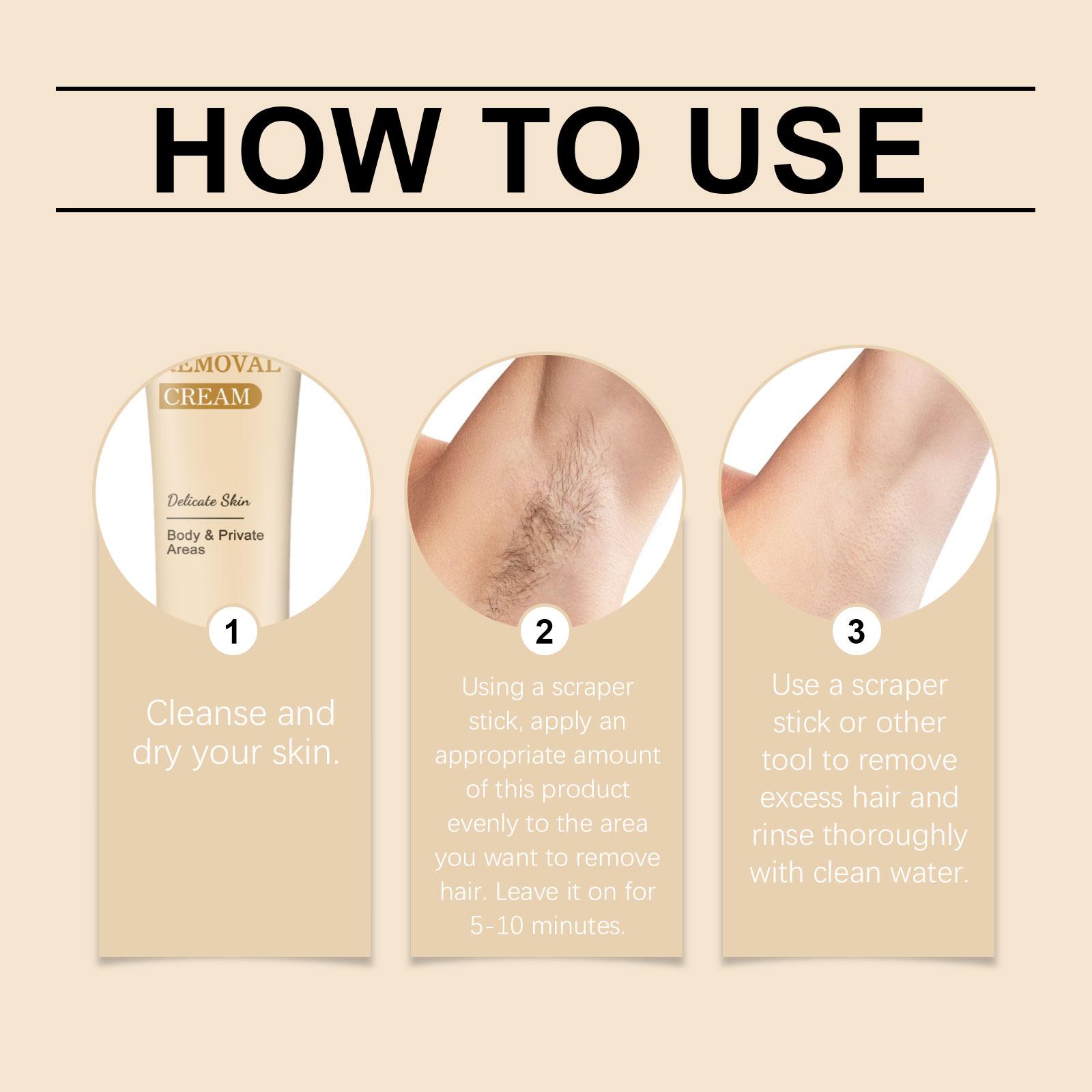 OceAura Moisturizing Skin Depilatory Cream gently cleanses the body's skin, leaving it moisturized and smooth, a topical care cream