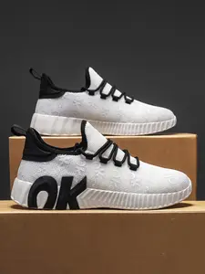 Ouranni Men's Lightweight Breathable Casual Sneakers, Low Top Design, Ideal for Hiking, Outdoor, Travel, Home Wear, All Seasons Comfort