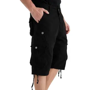 Cargo Shorts for Men Multi Pockets Below Knee Casual Hiking Summer Shorts