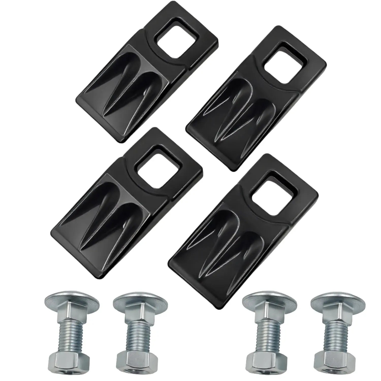 4 Pack Auger  3 Point Auger   with Screw Square Hole  with Hardware for  Heavy Duty 3 Point  Hole Digger