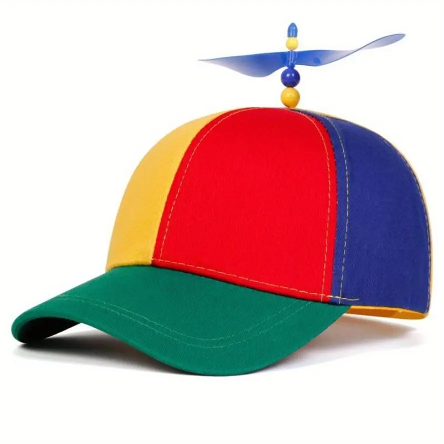 Unisex Propeller Baseball Cap - 2026 Adventurous Hat, Sun Protection, Adjustable Fit, Fun Accessory for Travel & Outdoor Wear