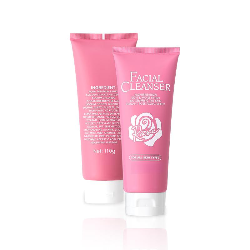 Oil-control facial cleanser cleans pores, removes oil, exfoliates, is gentle and non-irritating, and provides moisturizing hydration