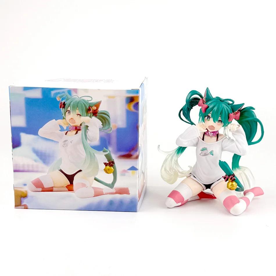 New In Stock Hatsune Miku In A World With Closed Windows Collectible Anime Action Kwaii Miku Figures Model Toys Christmas Gifts