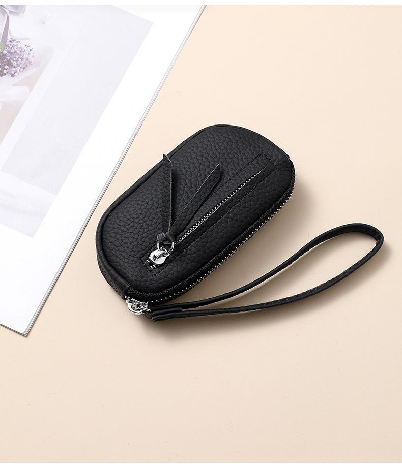 Mini Handheld Clutch for Women Double Zipper Coin Purse with Multiple Card Slots Small Portable Wallet for Coins Cash & Essentials Everyday Use