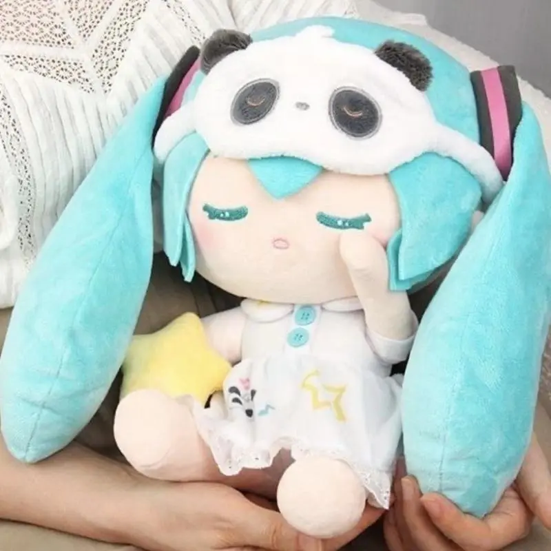 About 30cm Cartoon Hatsune Miku Series Stuffed Plush Doll Anime Cute Hatsune Peripheral Plush Doll Toy Children's Birthday Gifts, Japanese Anime, Fabric