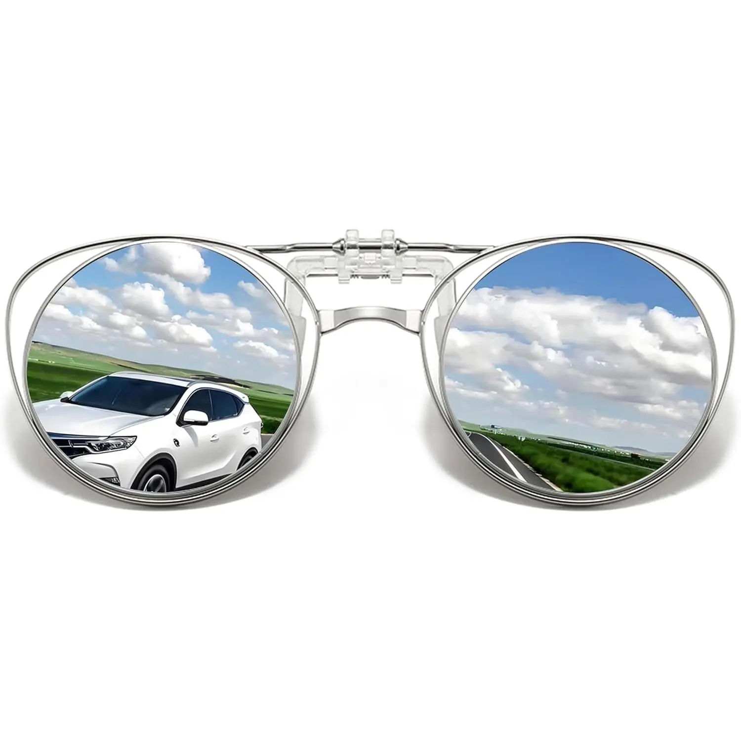 Polarized  Clip- Sunglasses over Prescription Glasses for Teen Boys and Girls UV Protection