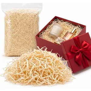 5 OZ Aspen Wood Shavings Basket Grass, Natural Excelsior Shredded Wood Fiber Raffia Grass Moss Chips, Ideal for Crafts Easter Basket Filler Decorative Straw Hay
