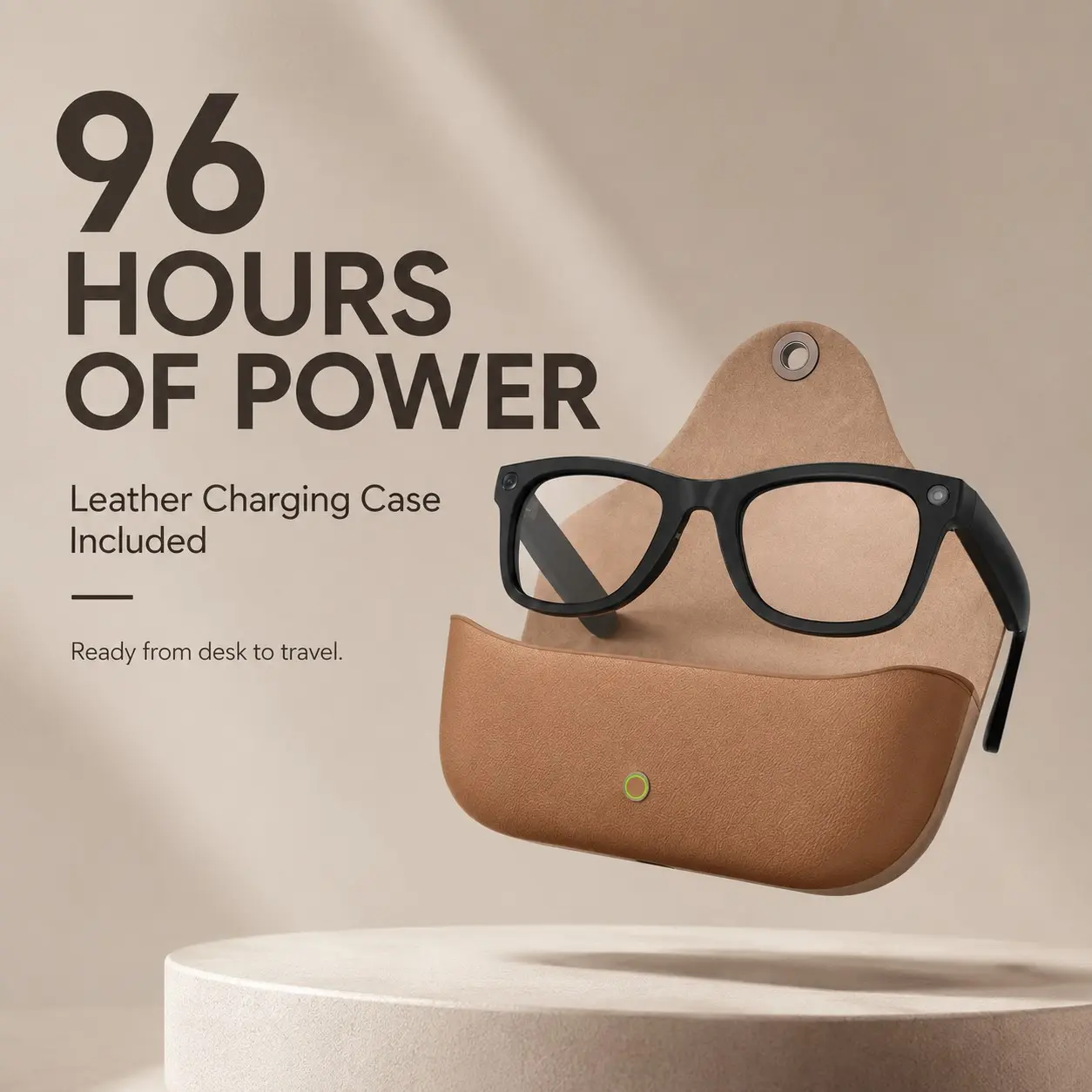 Wireless Wearable Tech Smart Camera Glasses Ai Translator Glasses, Modern Wearable Smart Glasses Camera, Multi-Function Audio Sunglasses, Multifunctional Smart Glasses, Ultra Detailed 3280×2464 Photos & Immersive HD Video Footage, Touch Control BT Call