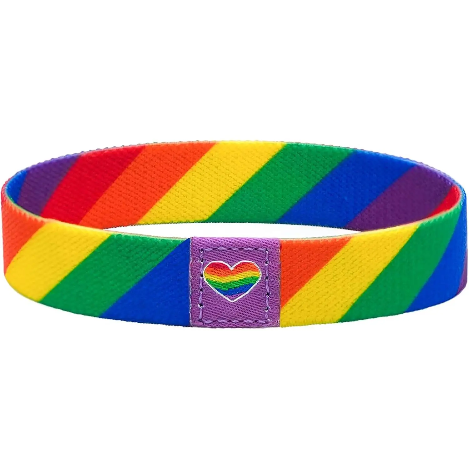 LGBTQ Rainbow Pride Bracelet for Women Men Stretch Elastic Wristband LGBT Bracelets for Pride Month Trans Bisexual Nonbinary Lesbian Asexual Stuff Accessories