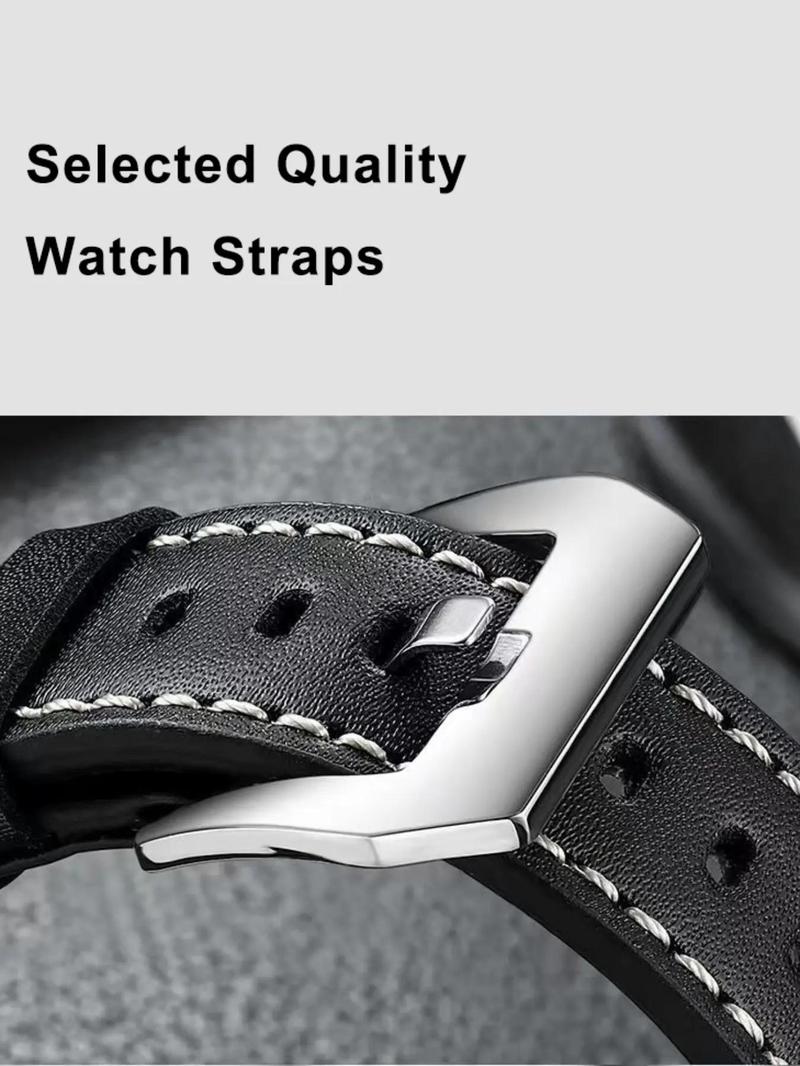 Business Fashion Round Dial Leather Strap Analog Mechanical Watch, Vintage All-match Buckle Automatic Wristwatch for Gift, Luminous Spring Pointer Design Watch with Box, Skeleton Watches, National Day Offers