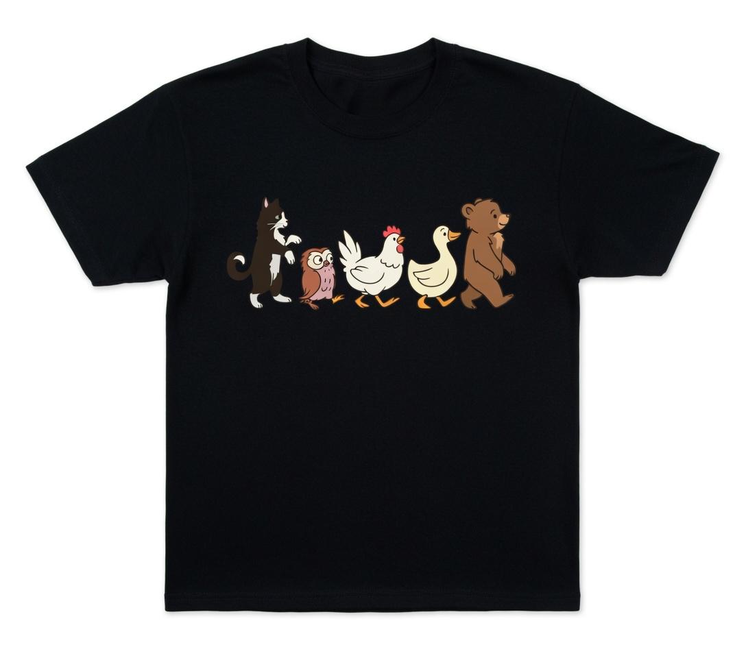 Little Bear Shirt - Cute Animated TV Show Animal Friends Graphic Tee - Daughter & Matching Family Animal Lover Unisex T-Shirt