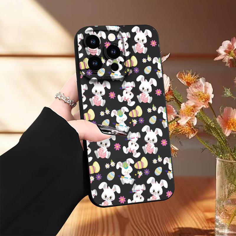 A simple Easter Egg Pattern Phone Case, TPU Shockproof Full Protection Case, Suitable for iPhone 17/16/15/14/13/12/11 PRO MAX PLUS AIR E XS and PROMAX MINI, Ideal Gift for Friends and Family, MS2272
