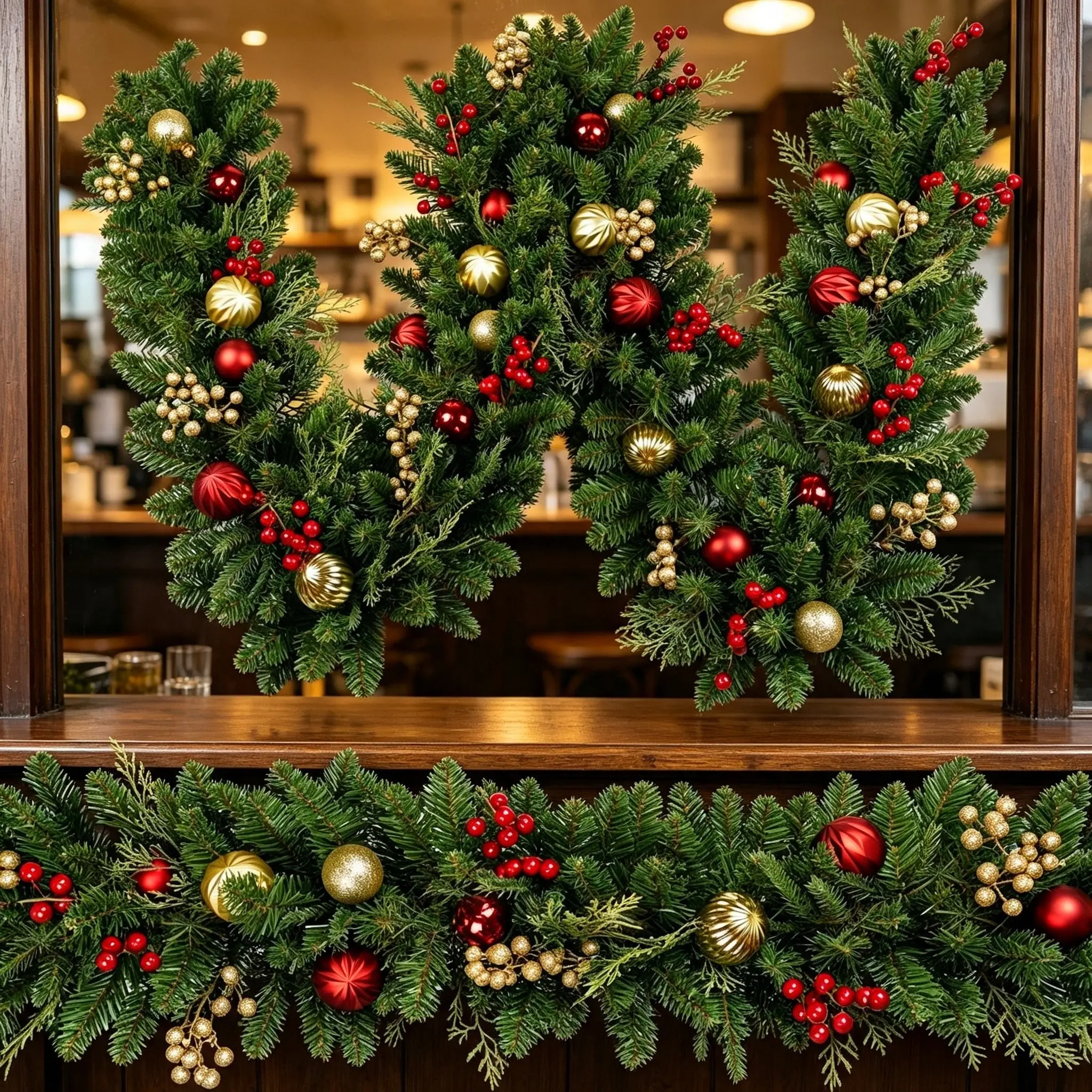 Realistic Christmas Artificial Decorations, Vine Cane Hanging Ornament, Indoor/outdoor Use, Durable Plastic Plant, Holiday Decoration