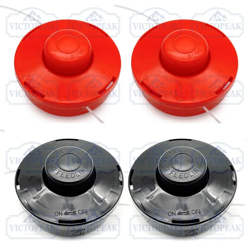 4PCS General Household Line Trimmer Head for Gasoline Brush Cutter 4-Pack Lawn Mower Blades, &, M10*1.25mm Thread, Easy Install, Compatible with Most Gasoline Mowers, Victopeak Bestseller