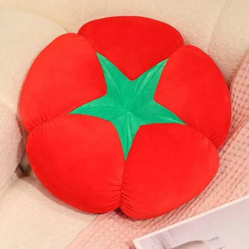  New Sofa Bay Window Cushion Bedroom Room Decoration Ins Style Cute Little Ornaments Mushroom Tomato Cushion Pillow