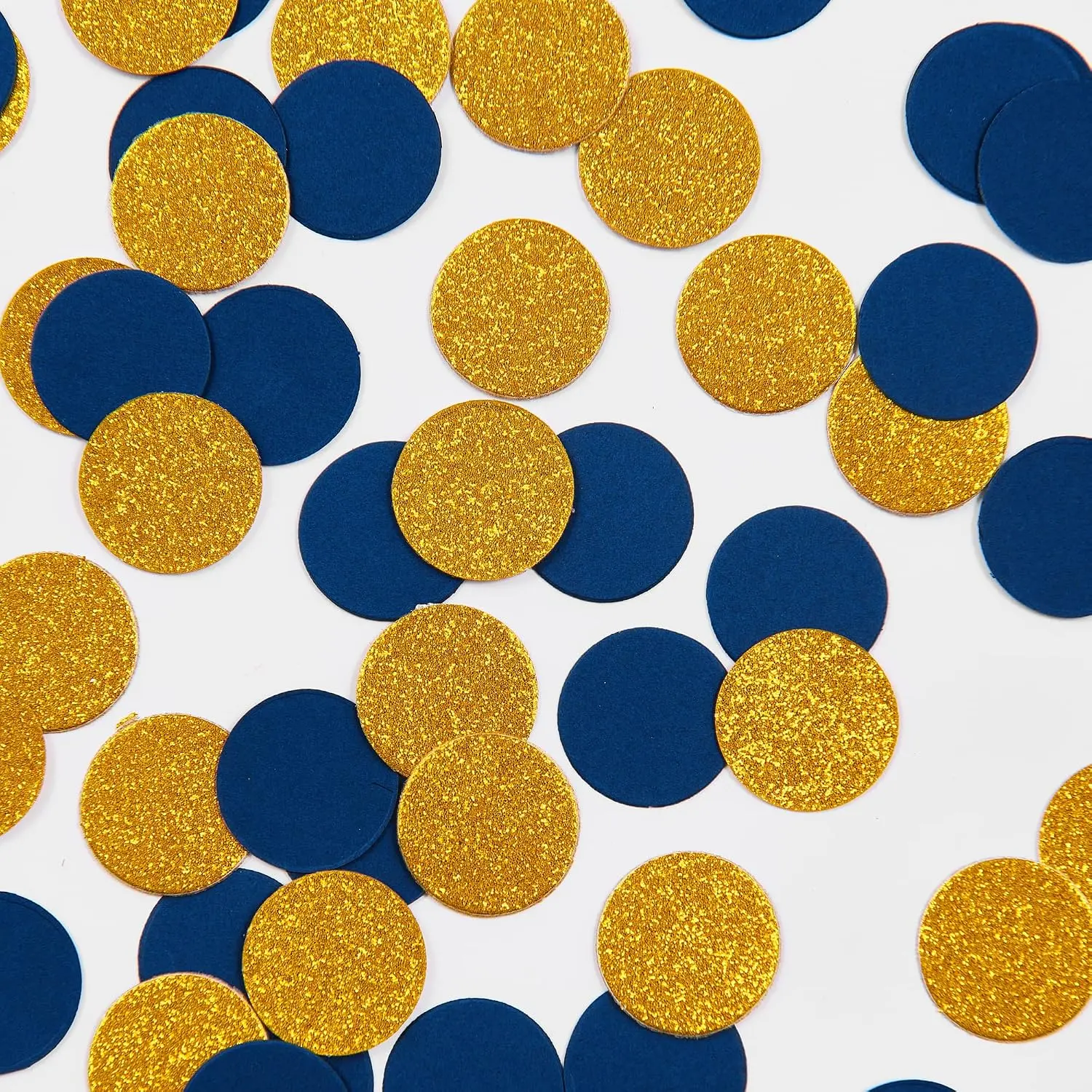 200 count Navy Blue  Paper Table confetti, Circle Dots Glitter Party Table Confetti for Wedding  Shower Birthday Party Decoration Suppiles Table Decoration 1 Inch
