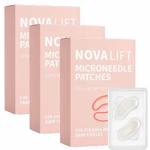MicroGlow Eye Patches,Under Eye Patchs Hyaluronic Acid Eye Mask for Dark Circles for Women, Forehead Wrinkle & Smile Line Patches
