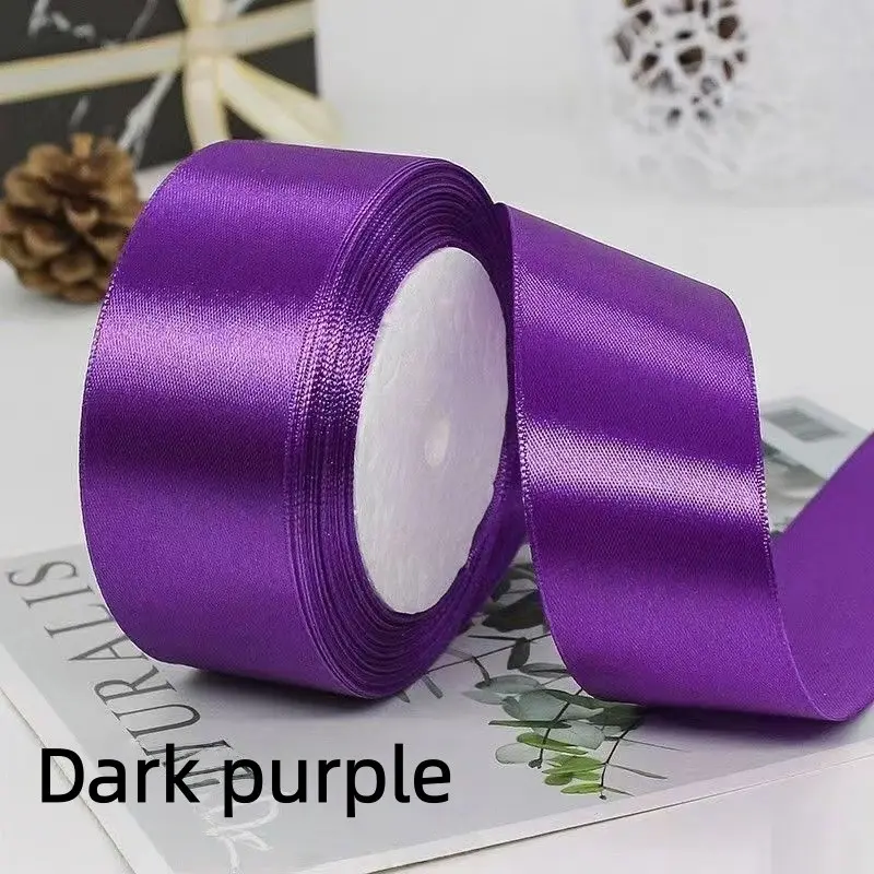 Solid Color Decorative Ribbon, DIY Decorative Ribbon, Wedding Party Cake Gift Box Elegant Packaging, Gifts & Wrapping Supplies