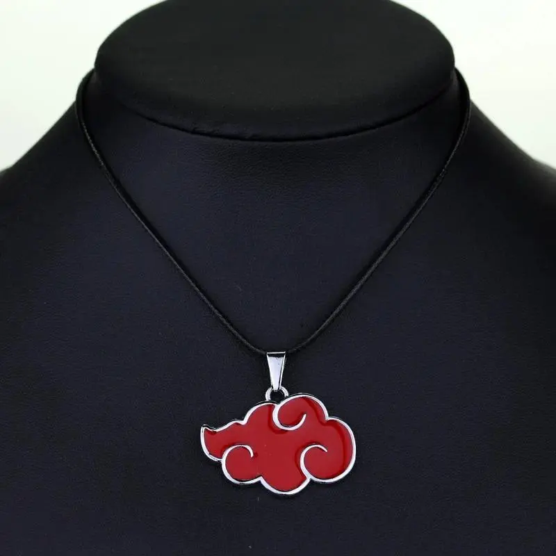 Anime Cartoon Akatsuki Red Cloud Logo Statue Uchiha Obito Itachi Metal Action Figure Fans Toys Doll Gifts