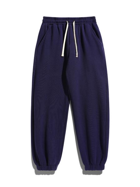 Men's Casual Fleece Drawstring Pants, Comfortable Warmth for Daily Wear, Sports & Outdoor Activities, Men's Jogger Sweatpants, Drawstring Waist Sweatpants