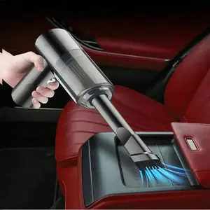 high-pressure steam cleaner  Wireless Vacuum Cleaner Dual Use for Home and Car 120W High Power Powerful Vacuum Cleaner Black