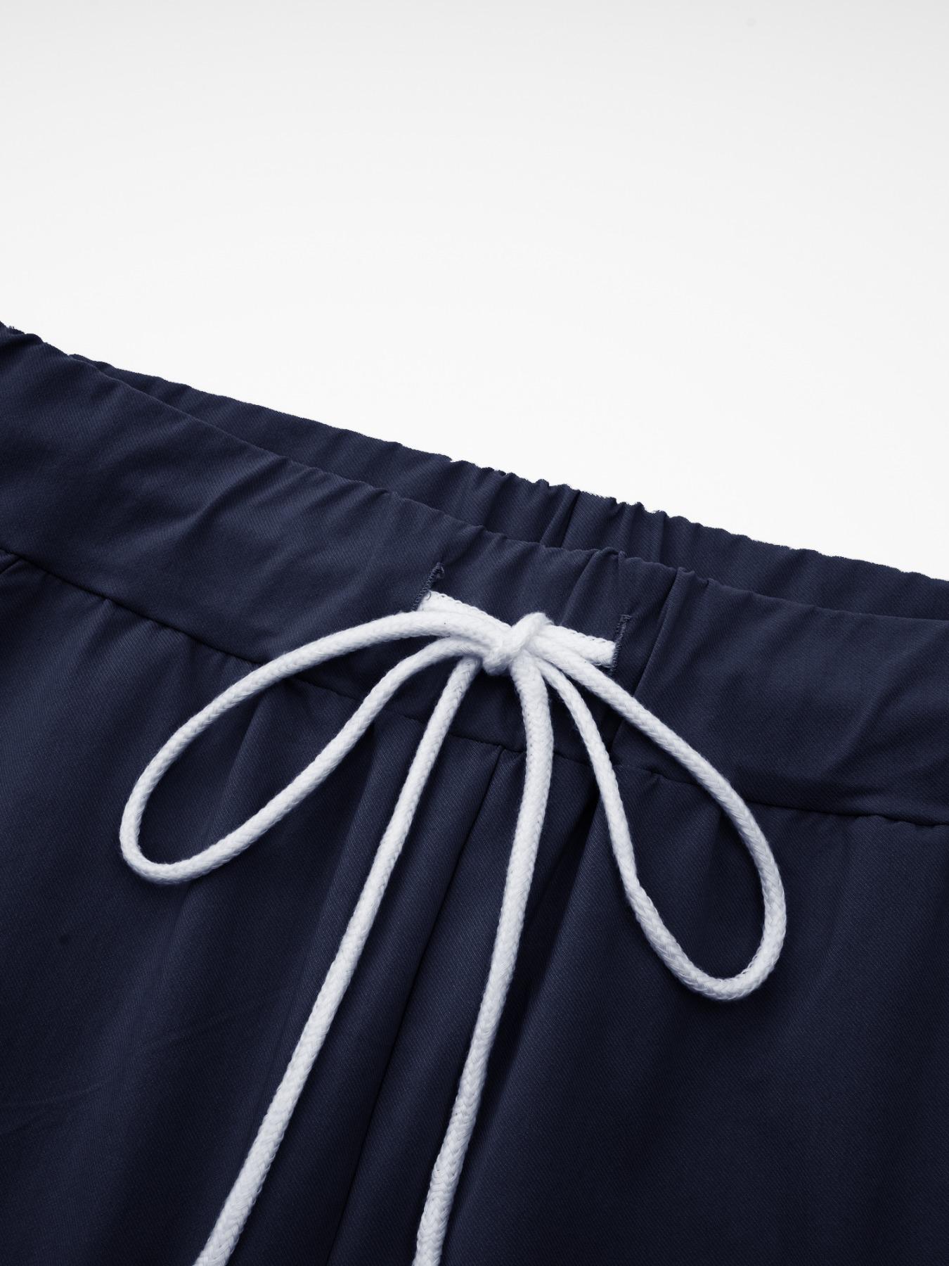 Women's Solid Color Drawstring Waist Pants, Casual Comfy Trousers for Summer, Fashion Women's Bottoms for Daily Wear