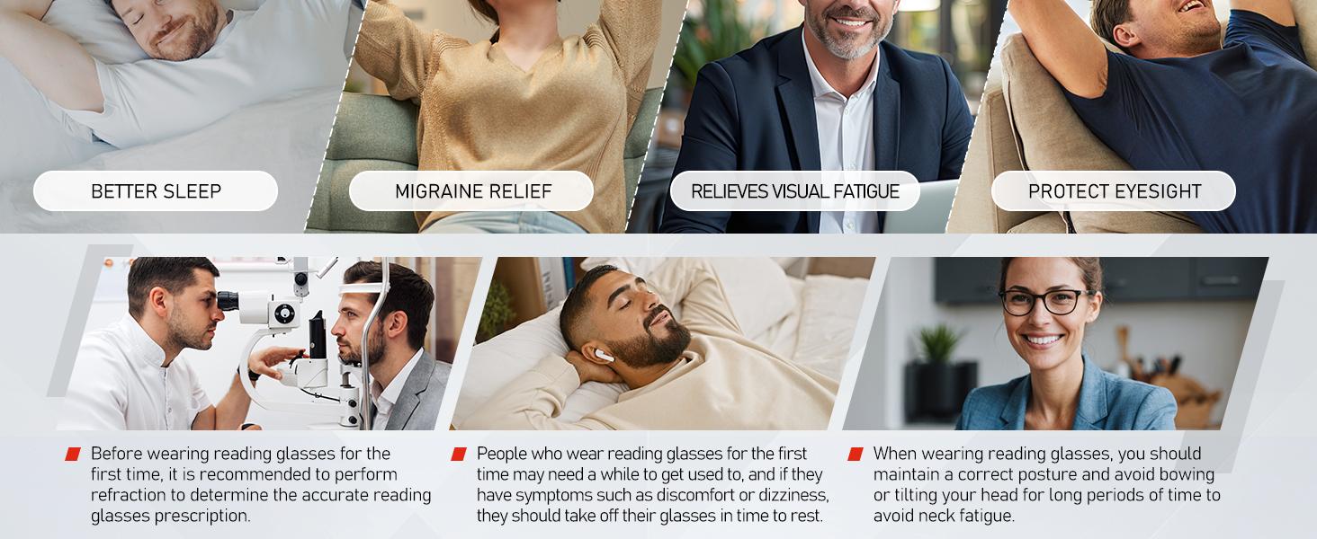 DEAAOK Reading Glasses 5 Pairs Quality Readers Spring Hinge Glasses for Reading for Men and Women