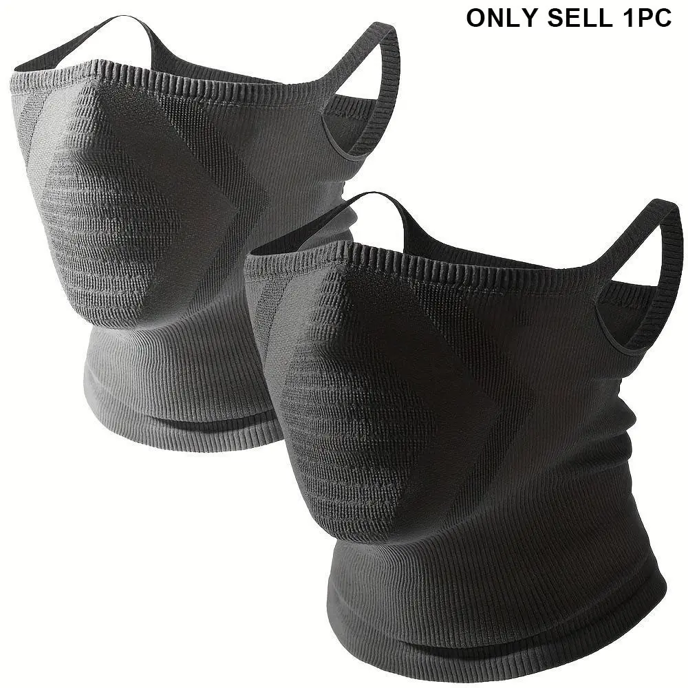 Breathable Windproof Face Mask, Half Face Mask with Earhook Design, Knitted Balaclava, Outdoor Sports Mask for Running Hiking Cycling Travel, Protective Gear, Breathable Face Cover, Face Coverings, Full Balaclava, Dust Mask, Ski Mask