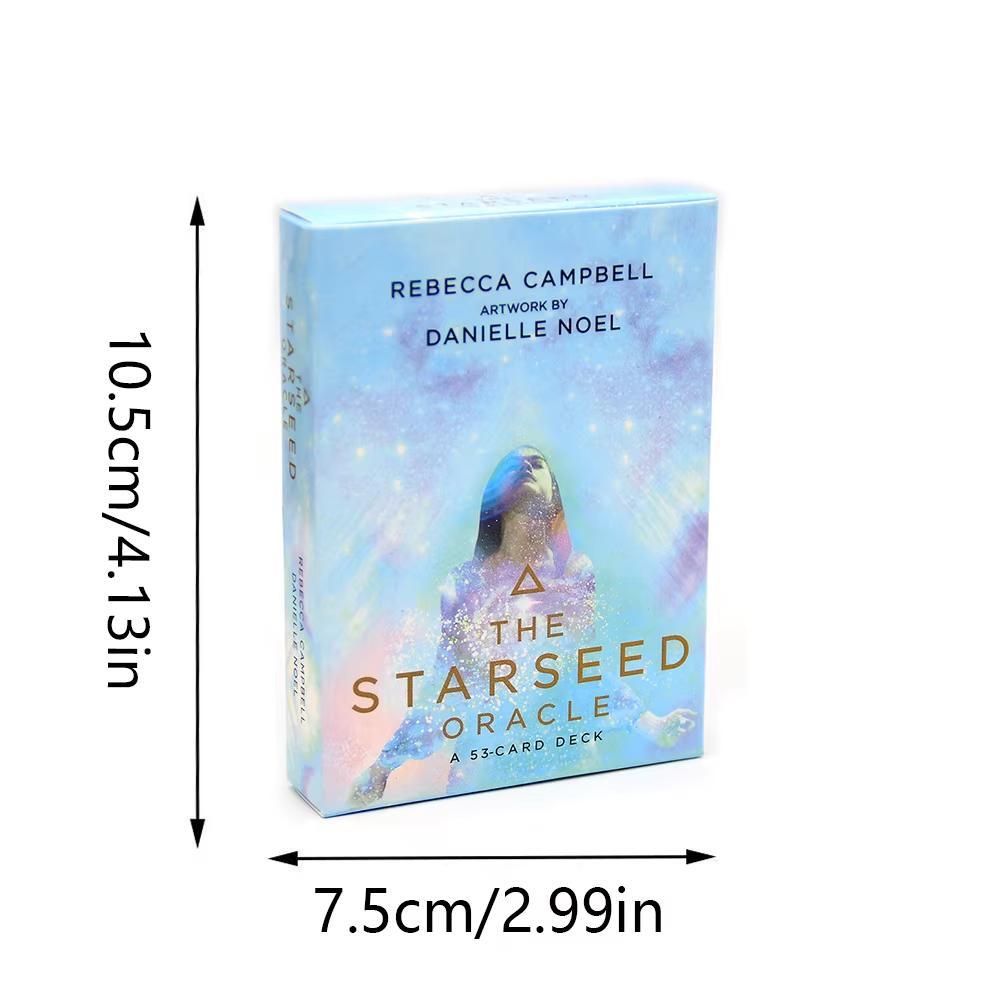 The Starseed Oracle Card Game, 1 Box Interactive Tarot Card, Casual Divination Card Table Game for Party, Family, Friends, Tarot Card Decks, Party Game Cards