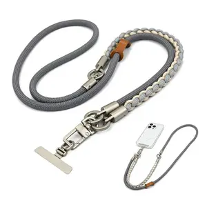 3-In-1 Adjustable Nylon Phone Lanyard With Convertible Crossbody, Neck And Wrist Design, Premium Anti-Theft Secure Phone Strap, Universal Accessory For Outdoor Hiking For Men And Women