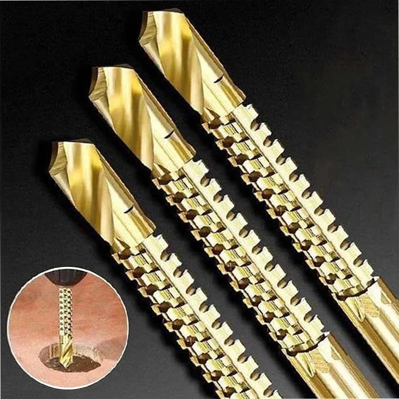 Metalworking Ldeal For Drilling,Titanium-Plated High Speed Steel Drill Bits Set for,Screwing,Boring,Carving,Cutting & Polishing.