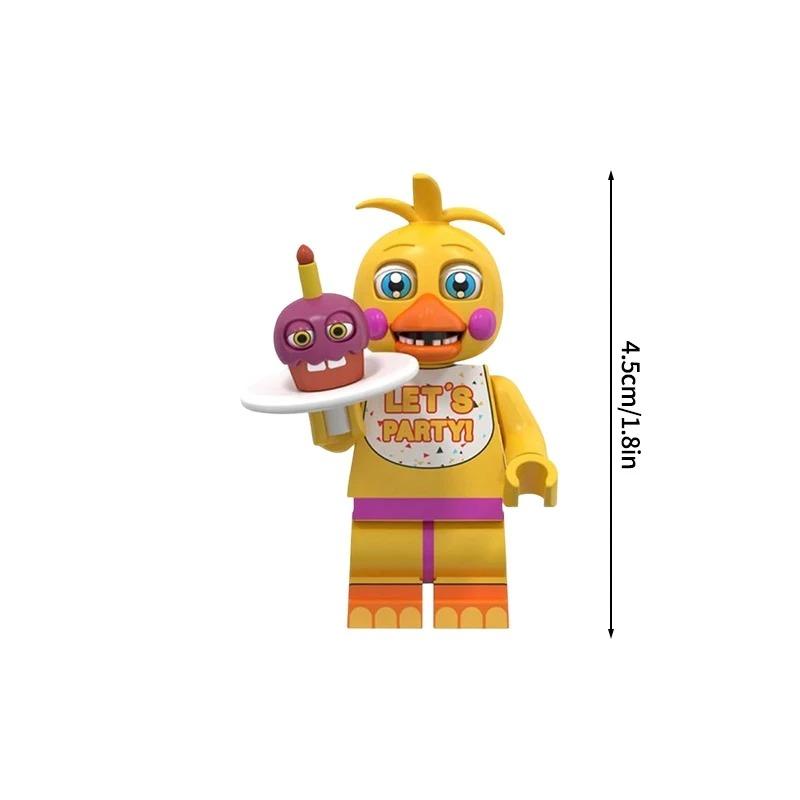 Five Nights at Freddy's Building Blocks Figures, FNAF Minifigures Set, Horror Game Collectible Toys, Perfect Gift for Fans & Kids