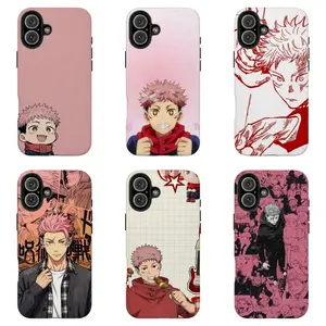 Jujutsu Kaisen Yuji Itadori Anime Trendy Phone Case,Protective Cover For iPhone 11 12 13 14 15 16 17 pro max for Samsung S26 S25 S24 S23 S22 S21 phone Cases, fashion Gifts For Fans Men Women,phone cases edge drop protection cover