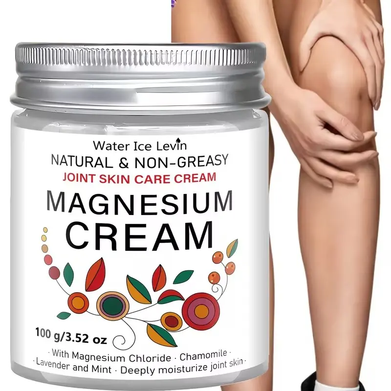 Magnesium Joint Skin Massage Cream, 72 Hour Deep Moisturizing Joint Muscle Skin Care, with Chamomile, Shea & Lavender, Deeply Moisturizing, EasilyAbsorbed, Non-Greasy, Convenient Packaging, Travelfriendly Design, Shea Moisturizing, Balm, Skincare Routine